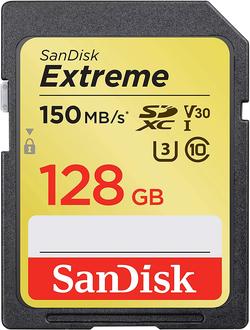image of Sandisk 128gb sd card